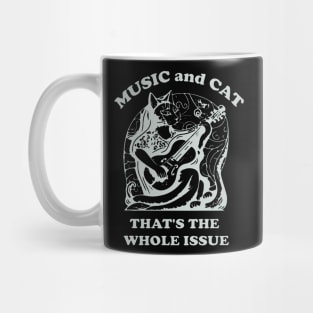 Music and Cat Mug